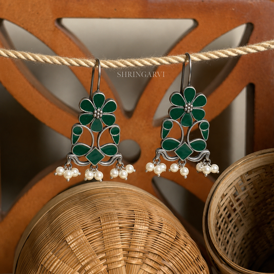 Green Morni Danglers