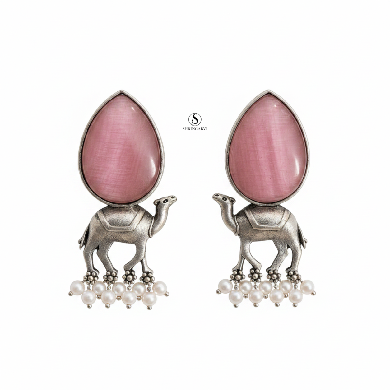 Blush Pink Monalisa Maruvi Danglers