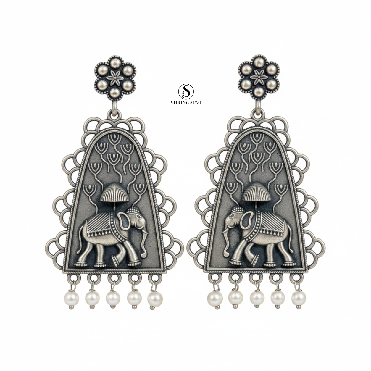 Ambari Elephant Danglers