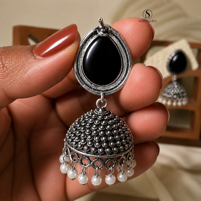 Black Ishanvi Jhumka