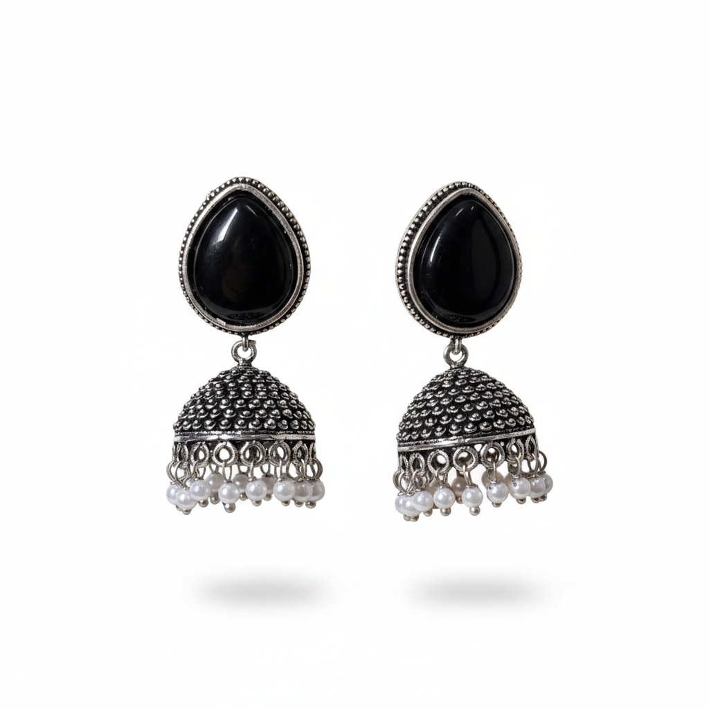 Black Ishanvi Jhumka