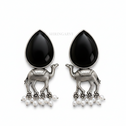 Black Monalisa Maruvi Studs