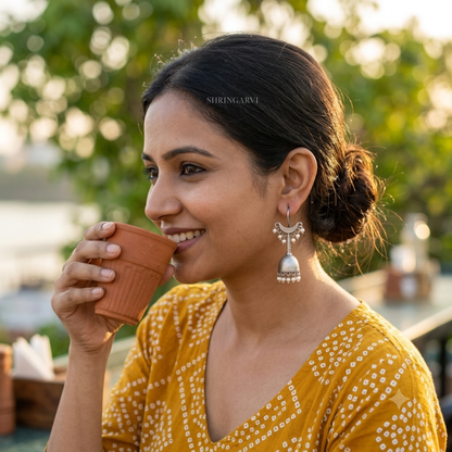 Chandraghanta Pearl Jhumka