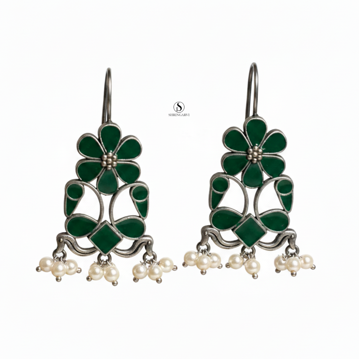 Green Morni Danglers