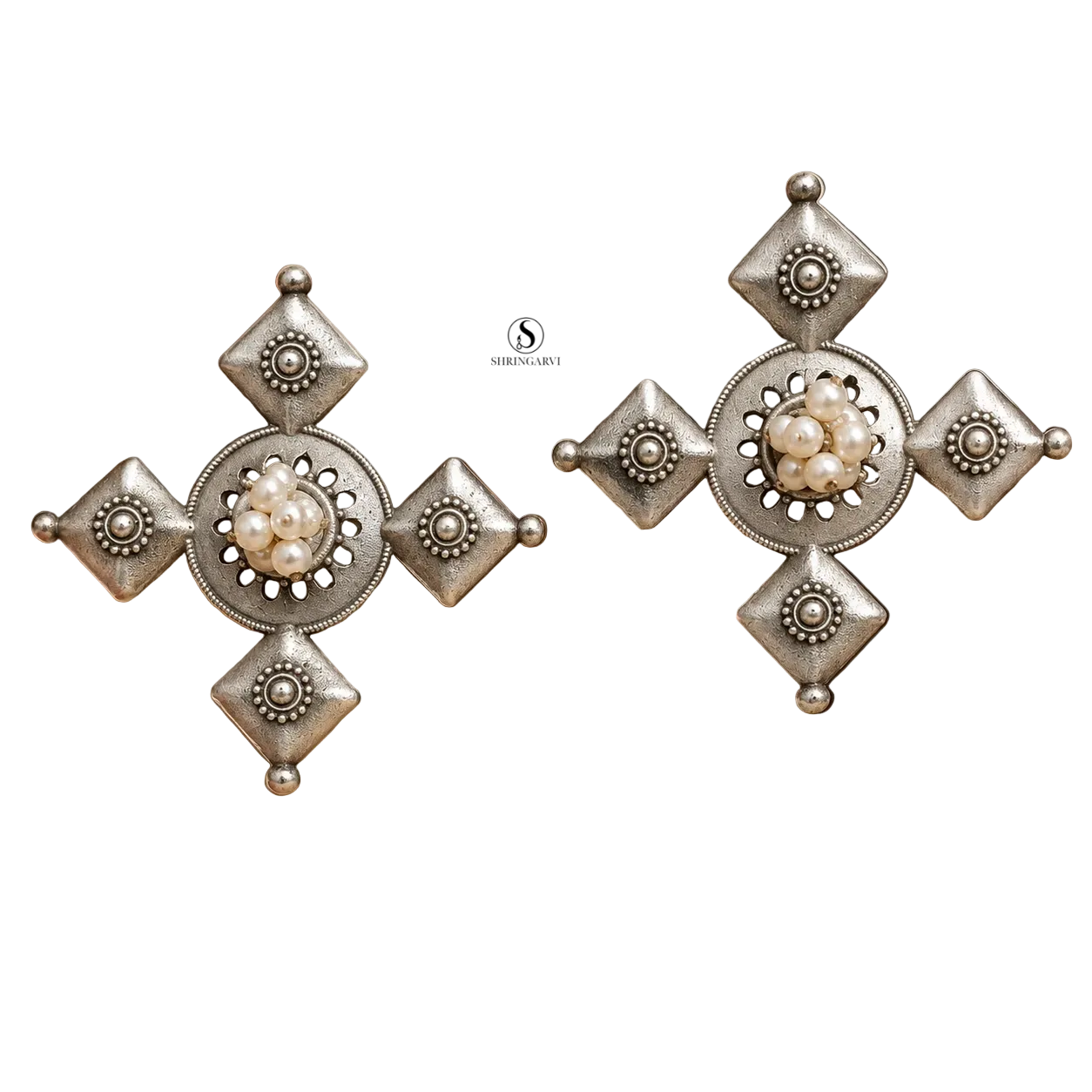 Panchali Pearl Brass Studs