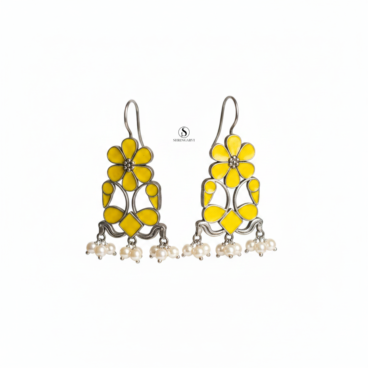 Yellow Morni Danglers