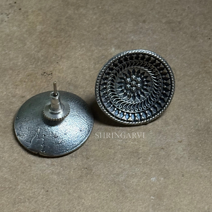 Mandala Brass Studs