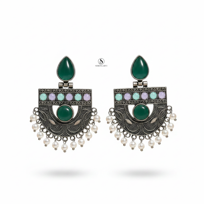 Multicolour Aadya Chandbaali