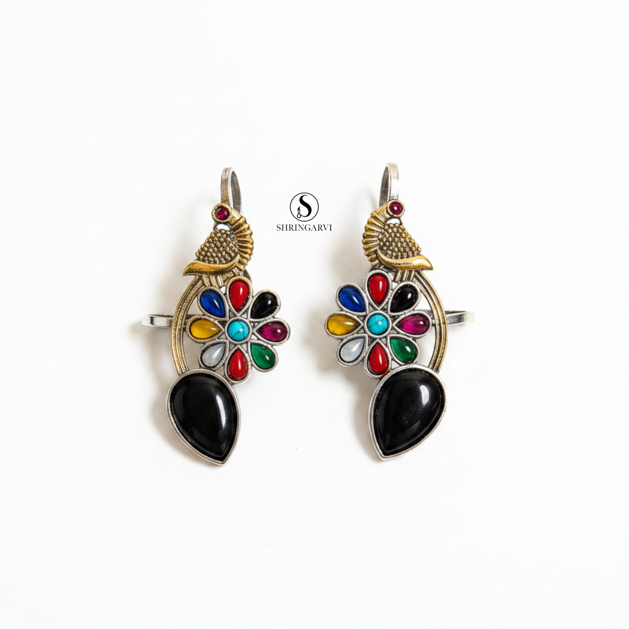 Multicolour Meenakshi Earcuff