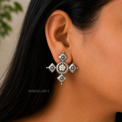 Panchali Pearl Brass Studs
