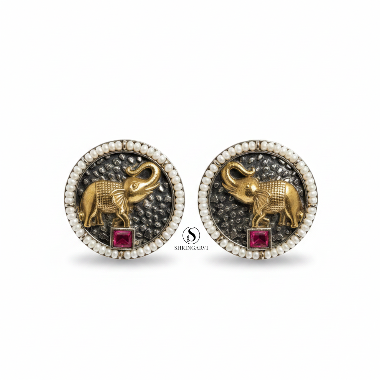Ruby Vinayak Studs