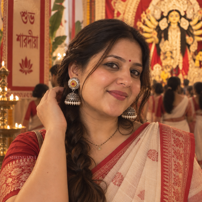 Radhya Dual-tone Jhumka