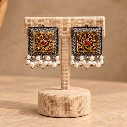 Tulsi Dual Tone Choker Set